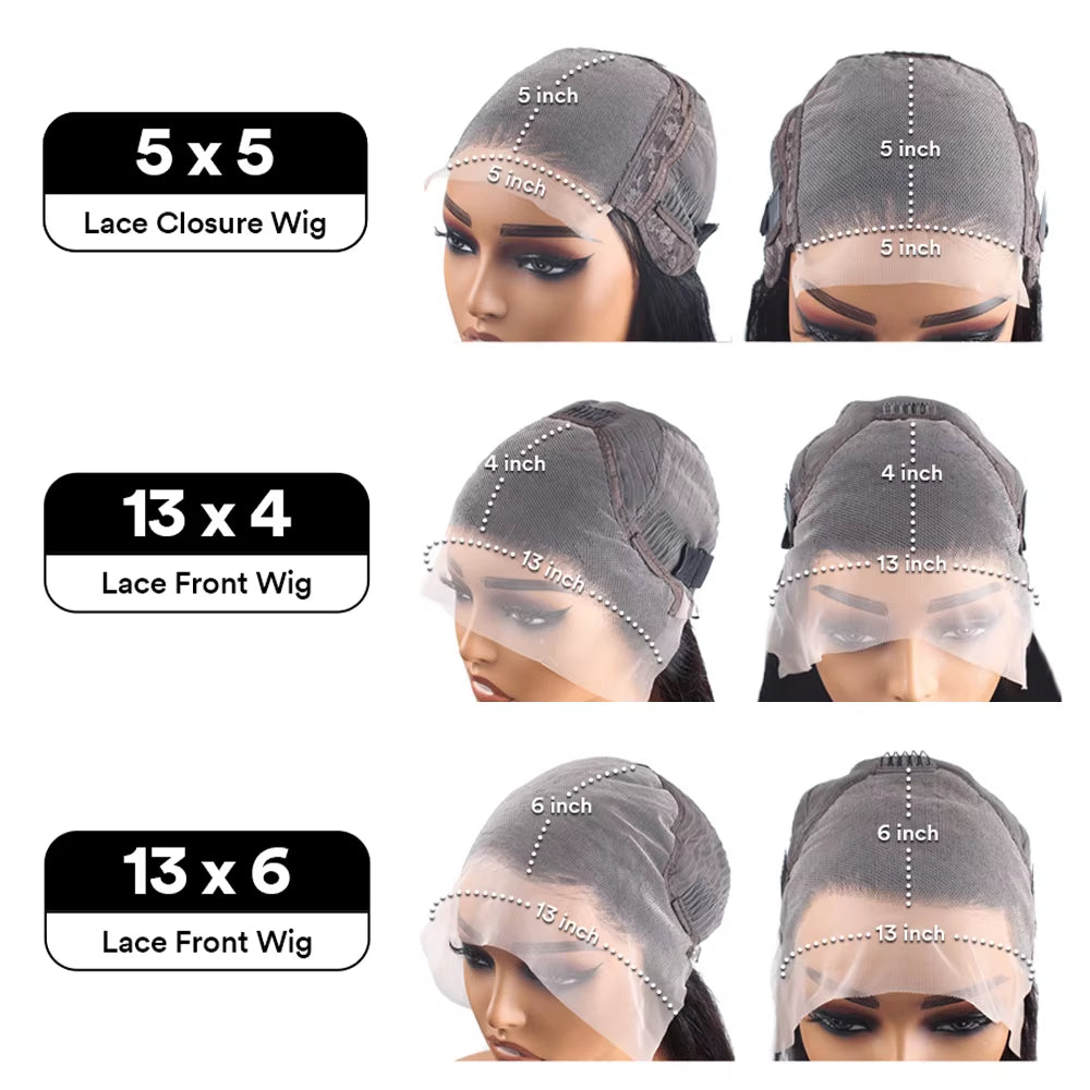 HD Lace Wig 13X6 Human Hair Body Wave HD Transparent Lace Frontal Wigs 30 40Inch Loose Wave Lace Front Wig Brazilian Hair Wigs