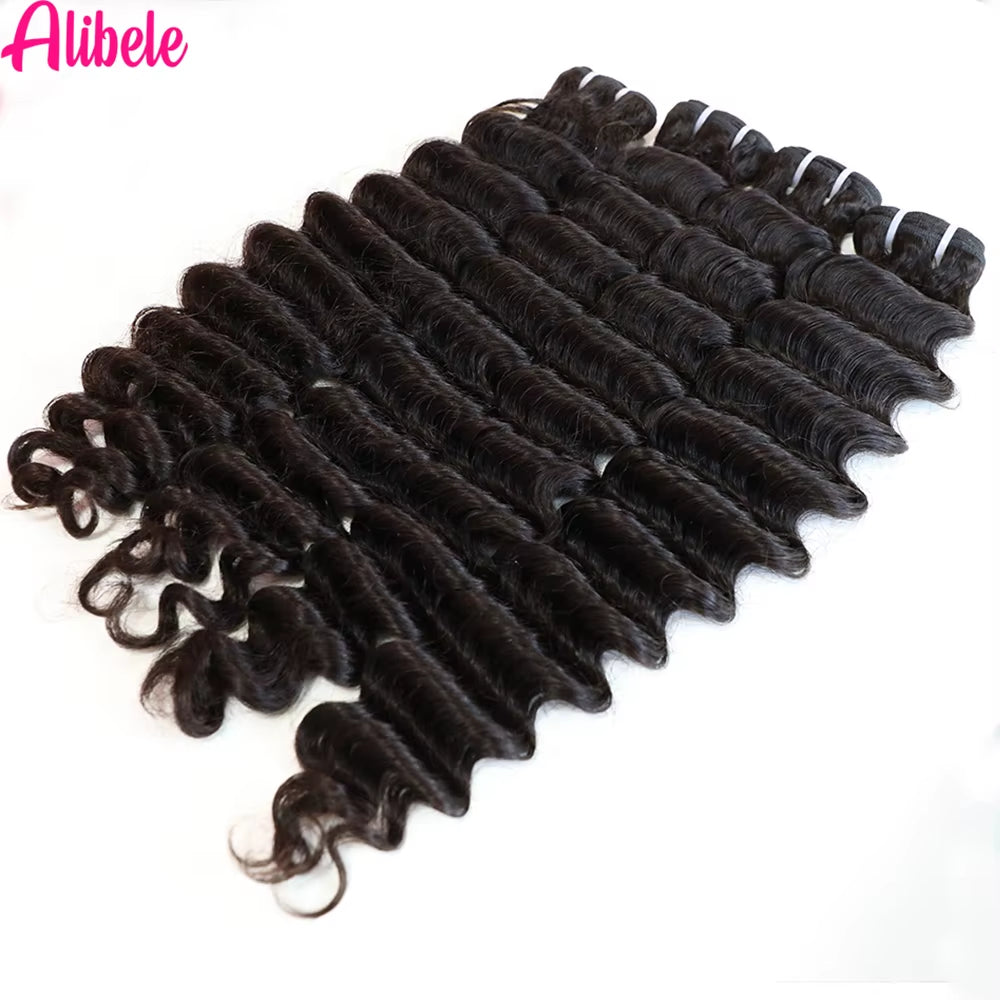 hair Loose Deep Bundles Human Hair Wholesale Eals 12A Grade Brazilian Remy Hair Weave Bundles Naturalcolor Real Human Hai