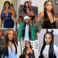 30 32 34 36 38 40 Inch Silky Straight Brazilian Hair Weave Bundles 100% Human Hair Bundles Natural Color Long Hair Weaves