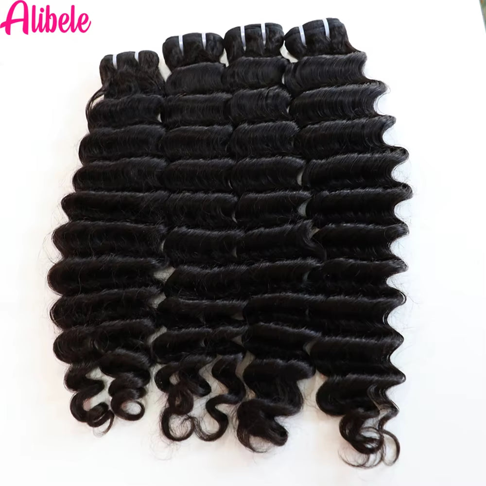 hair Loose Deep Bundles Human Hair Wholesale Eals 12A Grade Brazilian Remy Hair Weave Bundles Naturalcolor Real Human Hai
