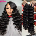 hair Loose Deep Bundles Human Hair Wholesale Eals 12A Grade Brazilian Remy Hair Weave Bundles Naturalcolor Real Human Hai
