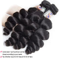 32 Inch Human Hair Bundles Loose Wave Bundles Indian Hair Weave Bundles 1/3/4 PCS Human Hair Extensions Natural Black