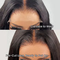 5X5 HD Lace Closure Wig Straight Bob Wig Lace Front Human Hair Wigs Pre Cut Lace Wig Short Human Hair Wig Ready to Wear
