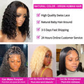 Brazilian Hair Deep Wave Short Bob Wig Human Hair 200% Density 13X4 Lace Front Wigs Deep Curly Wave 4X4 Lace Closure Wigs 16Inch