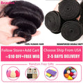 32 Inch Human Hair Bundles Loose Wave Bundles Indian Hair Weave Bundles 1/3/4 PCS Human Hair Extensions Natural Black