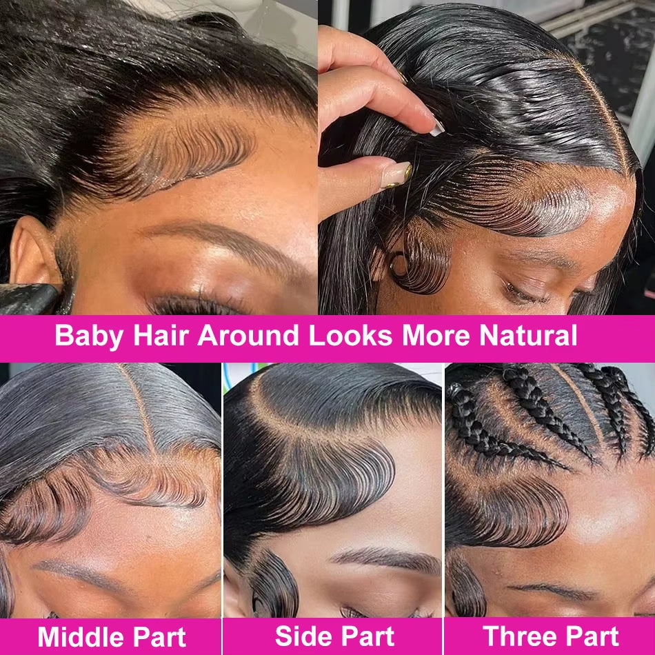 Brazilian Hair Deep Wave Short Bob Wig Human Hair 200% Density 13X4 Lace Front Wigs Deep Curly Wave 4X4 Lace Closure Wigs 16Inch