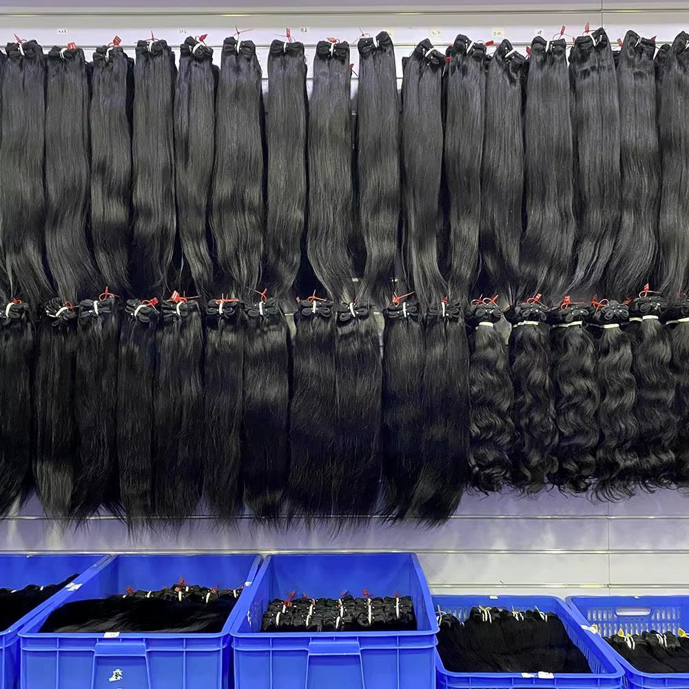 Wholesale Brazilian Hair Weave Human Hair Bundles 30 34 Inch Bone Straight 100% Raw Virgin Human Hair Extension 3 4 Bundles Weft