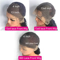 40 42 Inch Straight Lace Front Wigs Human Hair 360 Full Lace Wigs for Women Brazilian Pre Plucked 13X4 13X6 Hd Lace Frontal Wig