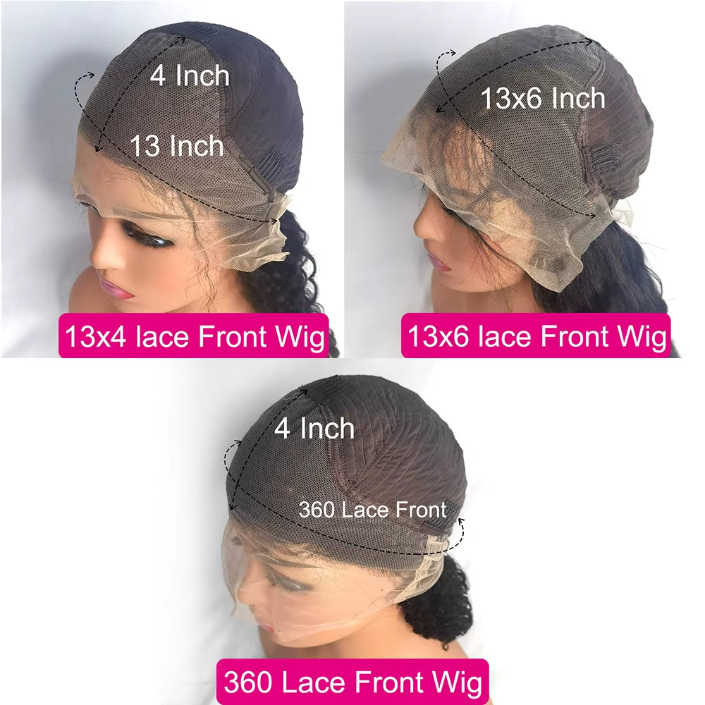 40 42 Inch Straight Lace Front Wigs Human Hair 360 Full Lace Wigs for Women Brazilian Pre Plucked 13X4 13X6 Hd Lace Frontal Wig