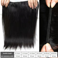 30 32 34 36 38 40 Inch Silky Straight Brazilian Hair Weave Bundles 100% Human Hair Bundles Natural Color Long Hair Weaves