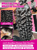 Loose Wave 13X6 HD Lace Frontal Wigs Loose Waves Wig Human Hair Brazilian Loose Deep Wave Curly Wigs Human Hair for Women